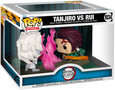 FUNKO POP! ANIMATION [MOVIE MOMENT]: DEMON SLAYER - TANJIRO VS. RUI #1034