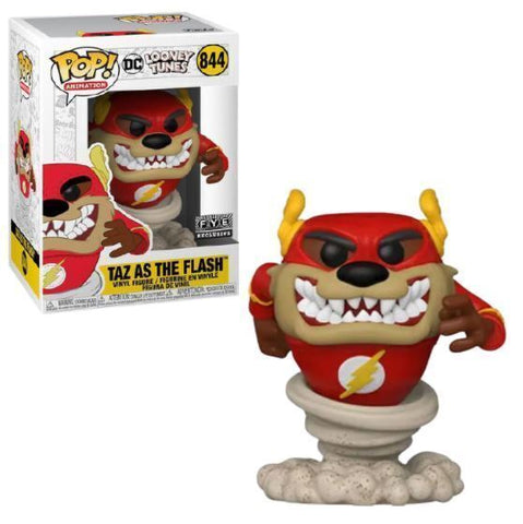 FUNKO POP! ANIMATION: DC X LOONEY TUNES - TAZ AS THE FLASH **FYE EXCLUSIVE** #844