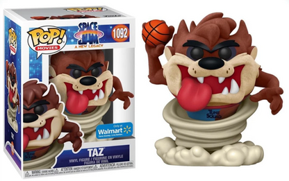 FUNKO POP! MOVIES - SPACE JAM 2: A NEW LEGACY - TAZ [FLOCKED] **WALMART EXCLUSIVE** #1092