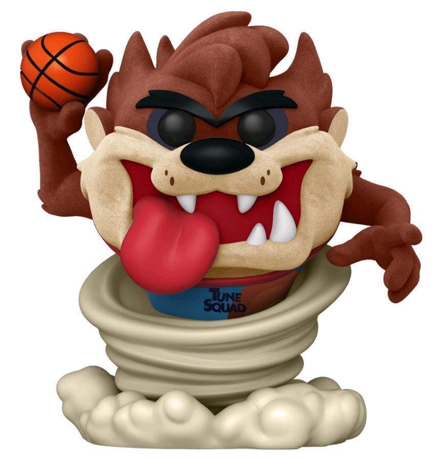 FUNKO POP! MOVIES - SPACE JAM 2: A NEW LEGACY - TAZ [FLOCKED] **WALMART EXCLUSIVE** #1092