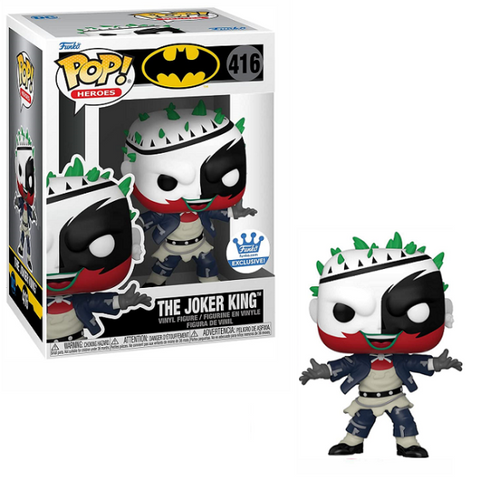 FUNKO POP! HEROES [DC]: BATMAN - THE JOKER KING **FUNKO SHOP EXCLUSIVE** #416