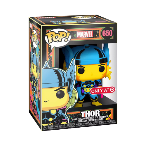 FUNKO POP! MARVEL - THOR [BLACK LIGHT GLOW] **TARGET EXCLUSIVE** #650