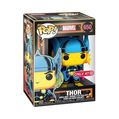 FUNKO POP! MARVEL - THOR [BLACK LIGHT GLOW] **TARGET EXCLUSIVE** #650