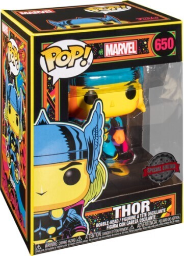 FUNKO POP! MARVEL - THOR [BLACK LIGHT GLOW] **TARGET EXCLUSIVE** #650