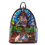 LOUNGEFLY DISNEY BEAUTY & THE BEAST PRINCESS CASTLE BELL MINI BACKPACK