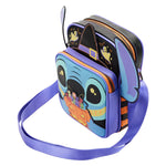 LOUNGEFLY DISNEY LILO & STITCH STITCH HALLOWEEN CANDY PASSPORT BAG