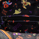 LOUNGEFLY DISNEY LILO & STITCH STITCH HALLOWEEN CANDY PASSPORT BAG