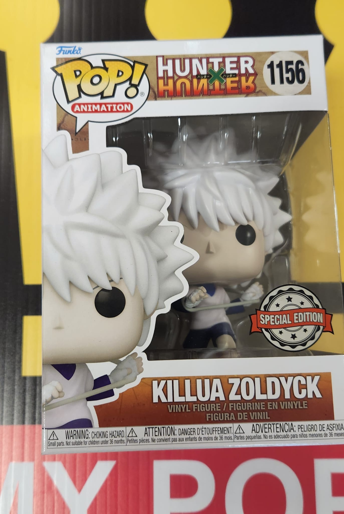 FUNKO POP! ANIMATION: HUNTER X HUNTER - KILLUA ZOLDYCK [W/ YOYO] **ANIME EXPO / BOXLUNCH EXCLUSIVE** #1156