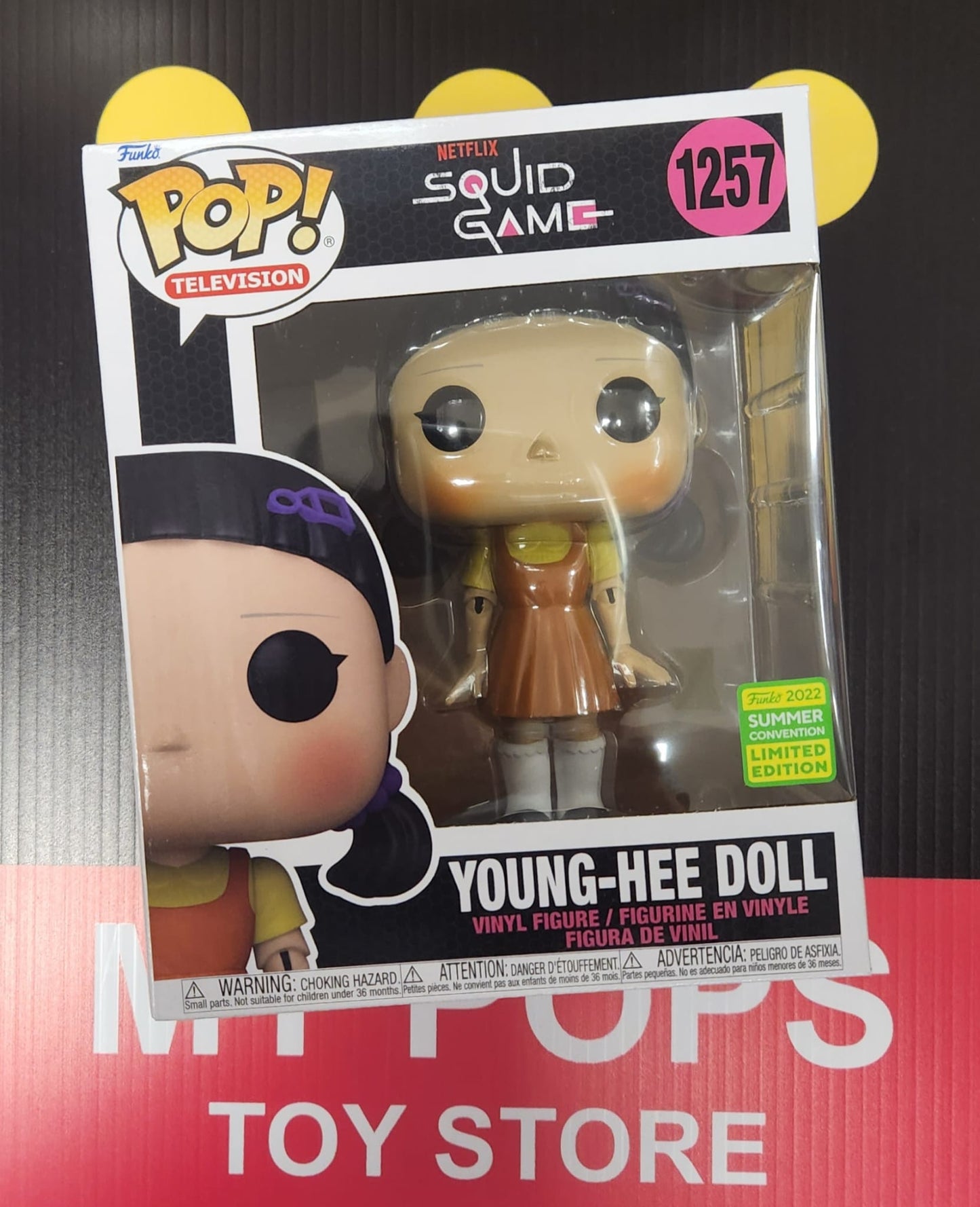 Funko Pop! Television: Squid Game - Jumbo 6" Young-Hee Doll #1257 [2022 SDCC Shared Convention Exclusive]