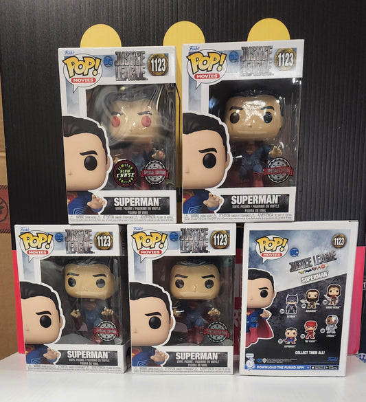 FUNKO POP! DC HEROES JUSTICE LEAGUE SUPERMAN *SPECIAL EDITION*