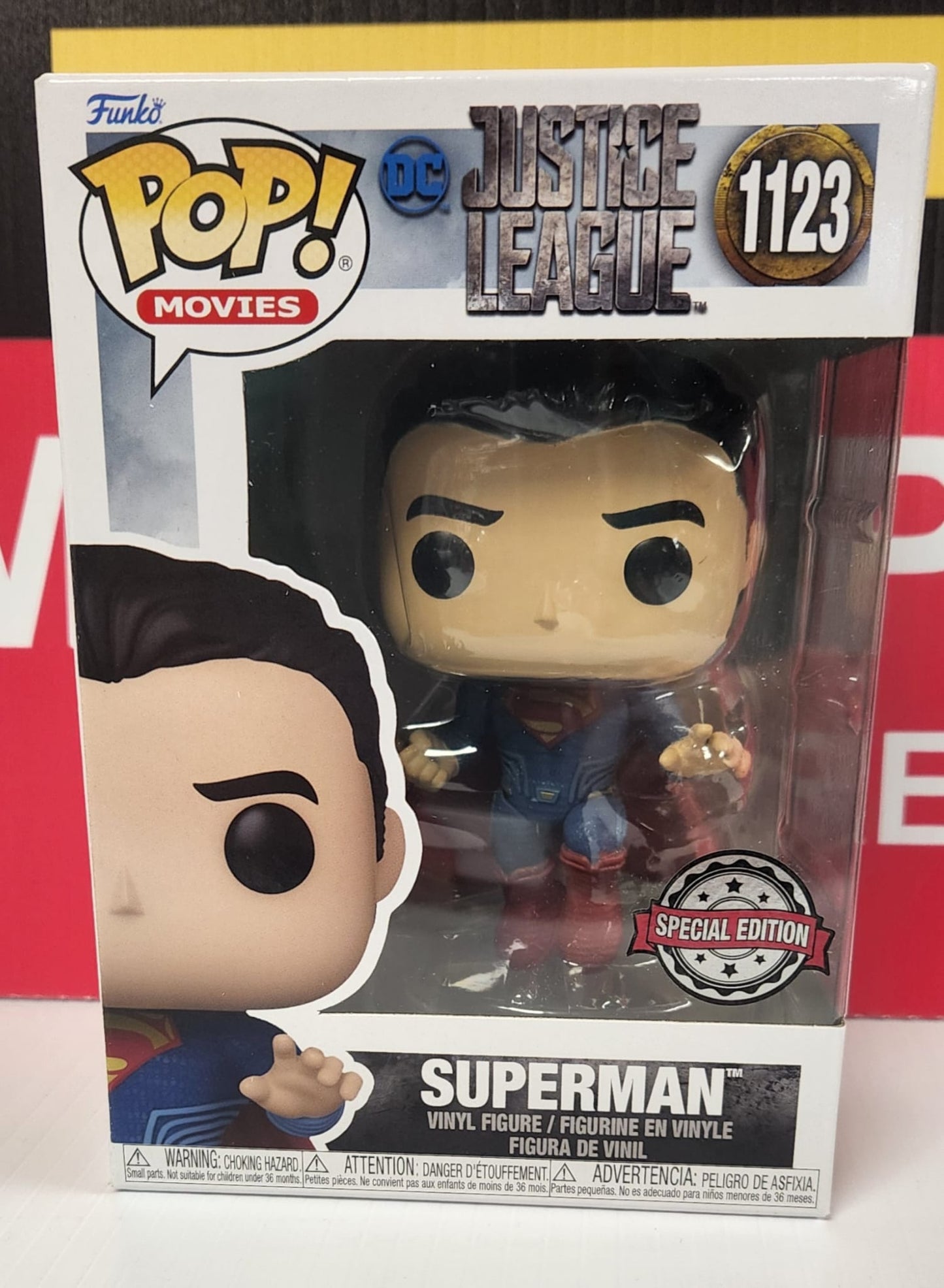 FUNKO POP! DC HEROES JUSTICE LEAGUE SUPERMAN *SPECIAL EDITION*