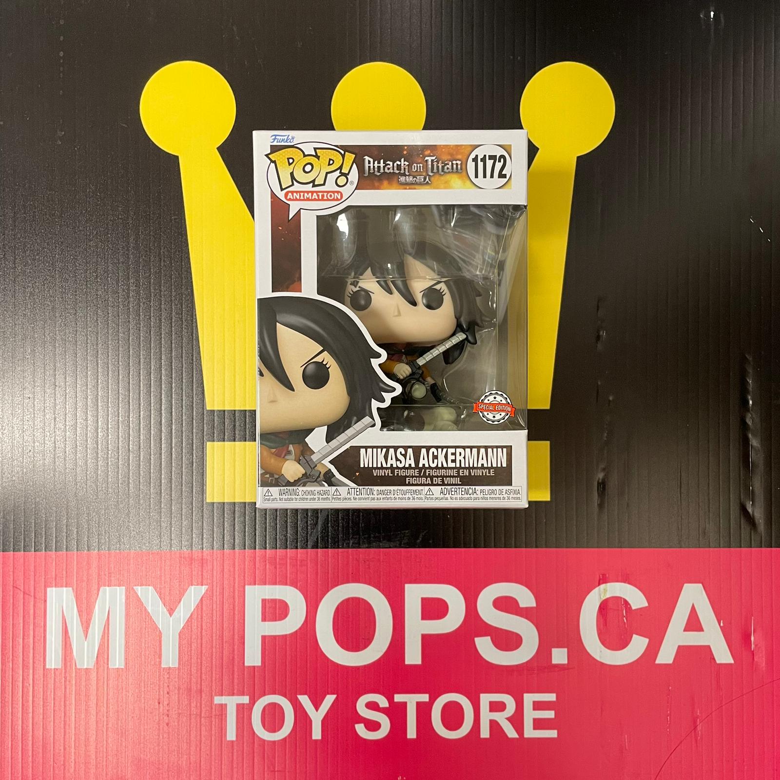 Funko Pop! Anime: Attack On Titan - Mikasa Ackermann (Posed) #1172
