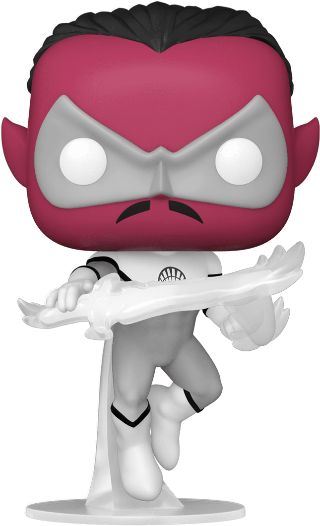 FUNKO POP! HEROES [DC]: GREEN LANTERN - WHITE LANTERN SINESTRO **2021 VIRTUAL FUNKON EXCLUSIVE** #398