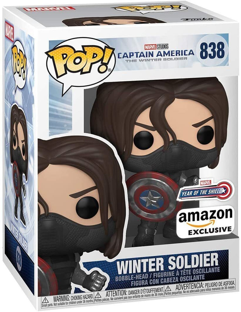 FUNKO POP! MARVEL - CAPTAIN AMERICA: WINTER SOLIDER - WINTER SOLIDER [YEAR  OF THE SHIELD] **AMAZON EXCLUSIVE** #838