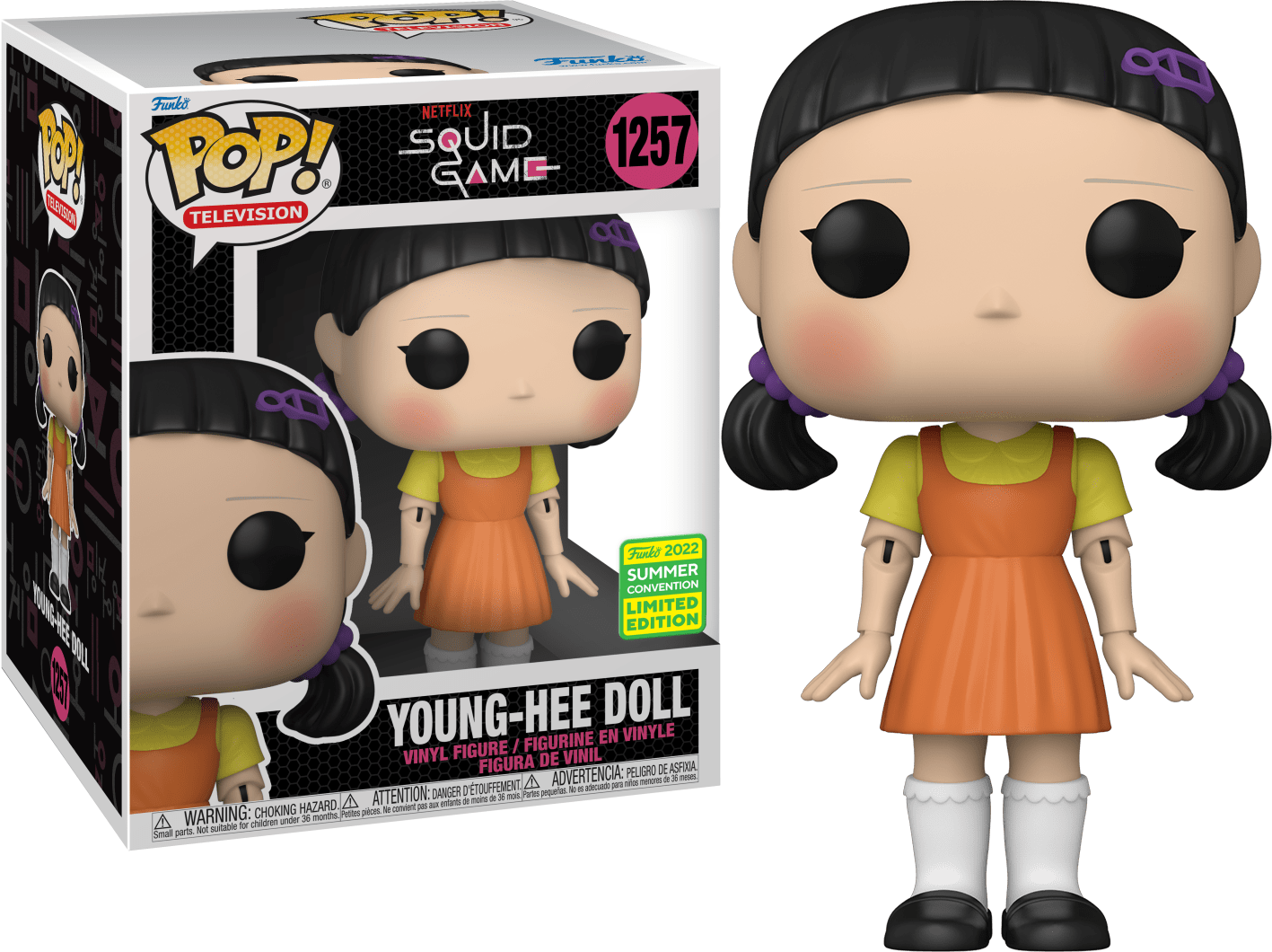 Funko Pop! Television: Squid Game - Jumbo 6" Young-Hee Doll #1257 [2022 SDCC Shared Convention Exclusive]