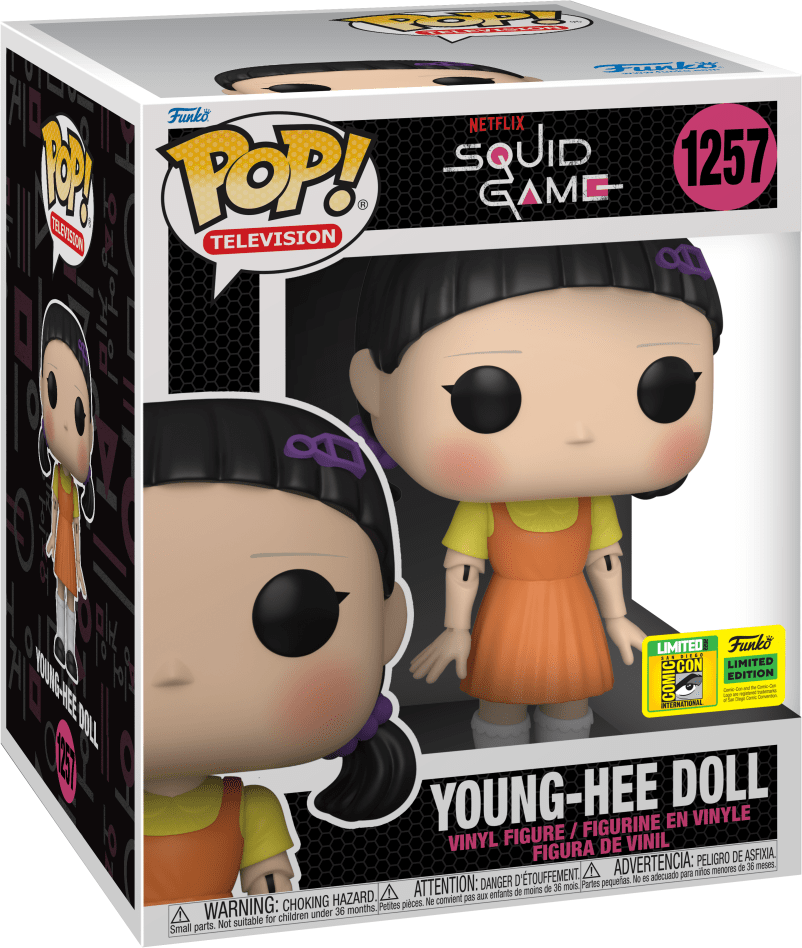 Funko Pop! Television: Squid Game - Jumbo 6" Young-Hee Doll #1257 [2022 SDCC Shared Convention Exclusive]