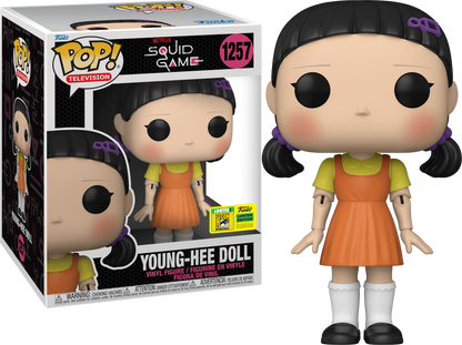 Funko Pop! Television: Squid Game - Jumbo 6" Young-Hee Doll #1257 [2022 SDCC Shared Convention Exclusive]