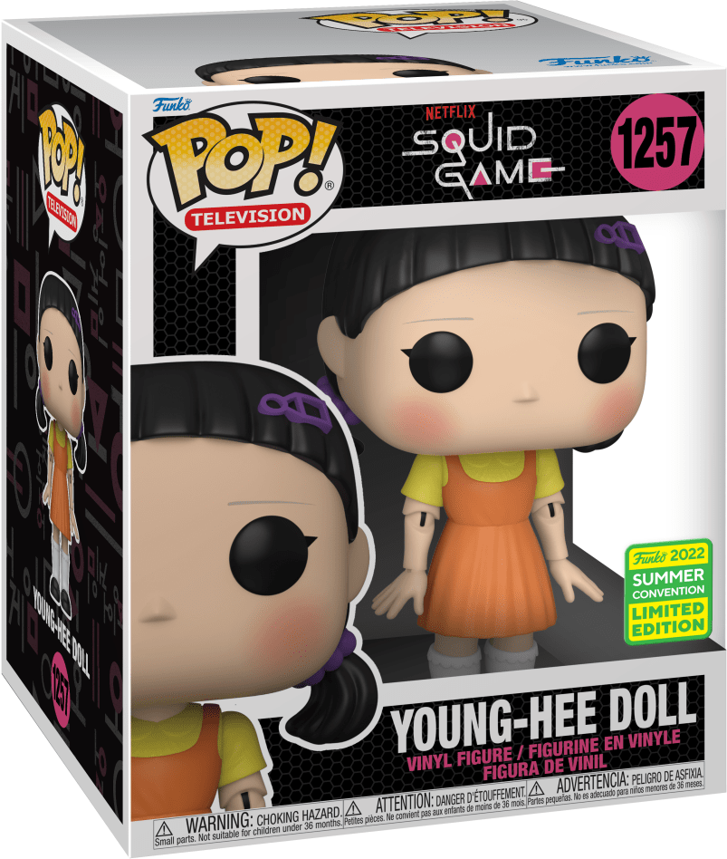 Funko Pop! Television: Squid Game - Jumbo 6" Young-Hee Doll #1257 [2022 SDCC Shared Convention Exclusive]