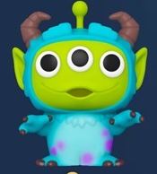 Funko Pop! Pixar Remix: Alien as Sulley (4 inch and 10 inch)