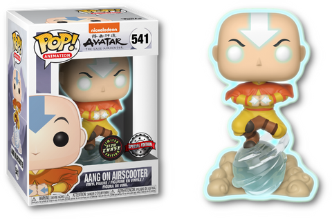 Funko Pop! Animation - Avatar - AANG on AIRSCOOTER **CHASE G.I.T.D.** #541