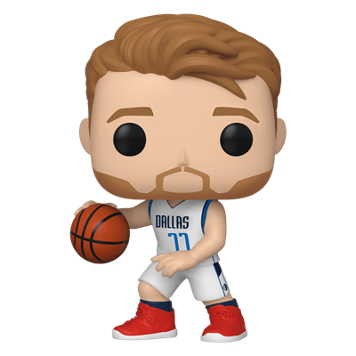 FUNKO POP! BASKETBALL [NBA]: DALLAS MAVERICKS - LUKA DONCIC [WHITE HOME JERSEY] #60