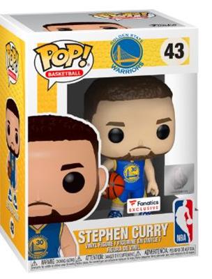 Funko Pop! Basketball: Golden State Warriors Stephen Curry Fanatics Exclusive #43