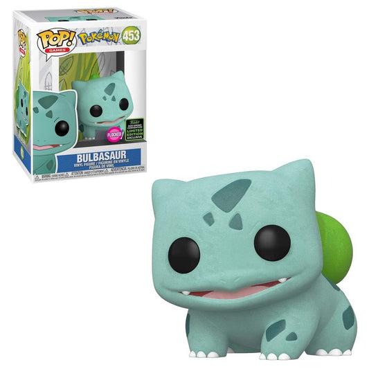 Funko Pop! Games: Pokemon - Bulbasaur (Flocked) #453 [Shared Convention Exclusive]