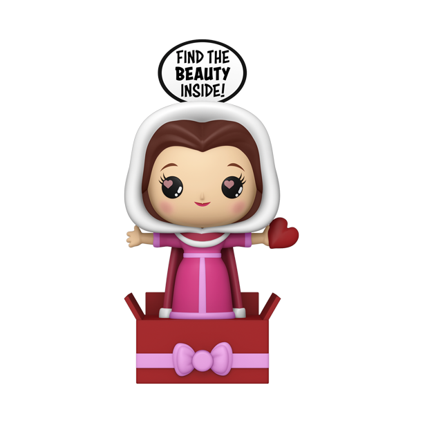FUNKO POPSIES DISNEY BELLE VALENTINE'S DAY - BEAUTY AND BEAST - FIND THE BEAUTY INSIDE!