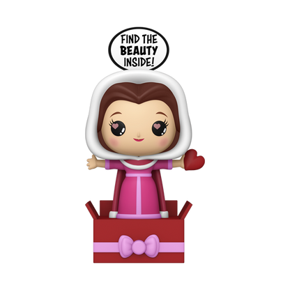 FUNKO POPSIES DISNEY BELLE VALENTINE'S DAY - BEAUTY AND BEAST - FIND THE BEAUTY INSIDE!