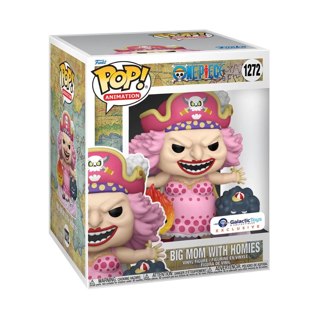 Funko Pop! Anime: One Piece - Deluxe 6" Big Mom with Homies #1272 [GalacticToys Exclusive]