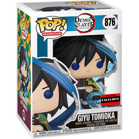 FUNKO POP! ANIMATION: DEMON SLAYER - GIYU TOMIOKA **AAA ANIME EXCLUSIVE** #876