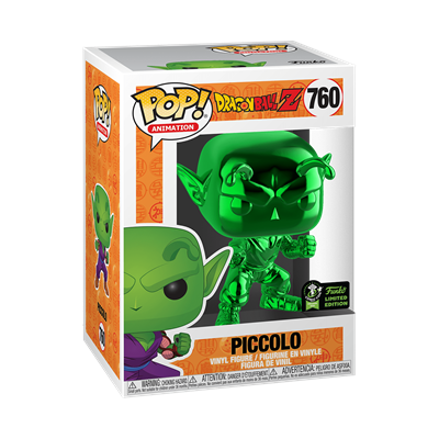 FUNKO POP! ANIMATION: DRAGON BALL Z [DBZ] - PICCOLO [GREEN CHROME] **2020 ECCC EXCLUSIVE** #760