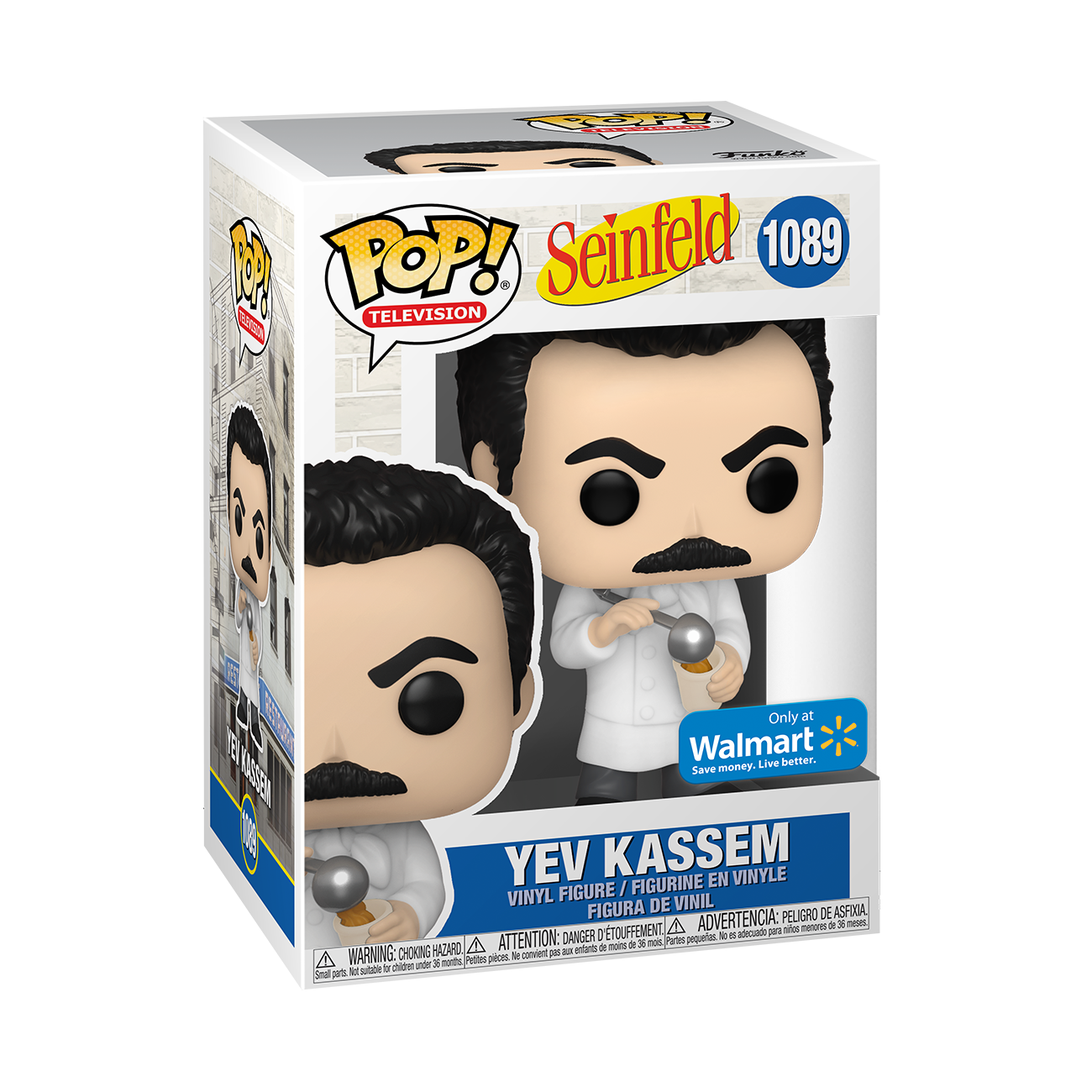 FUNKO POP! & TEE [TELEVISION]: SEINFELD - YEV KASSEM [SOUP NAZI - "NO SOUP FOR YOU!"] **WALMART EXCLUSIVE** [SMALL - XXL]