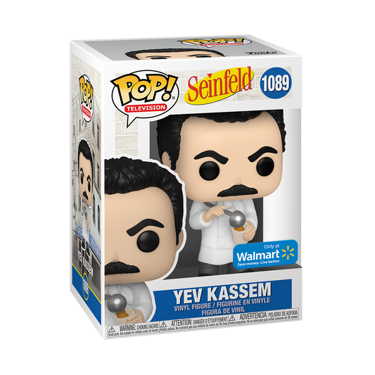 FUNKO POP! & TEE [TELEVISION]: SEINFELD - YEV KASSEM [SOUP NAZI - "NO SOUP FOR YOU!"] **WALMART EXCLUSIVE** [SMALL - XXL]