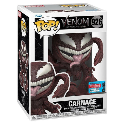 FUNKO POP! MARVEL - VENOM 2: LET THERE BE CARNAGE [MOVIE] - CARNAGE **2021 NYCC EXCLUSIVE** #926