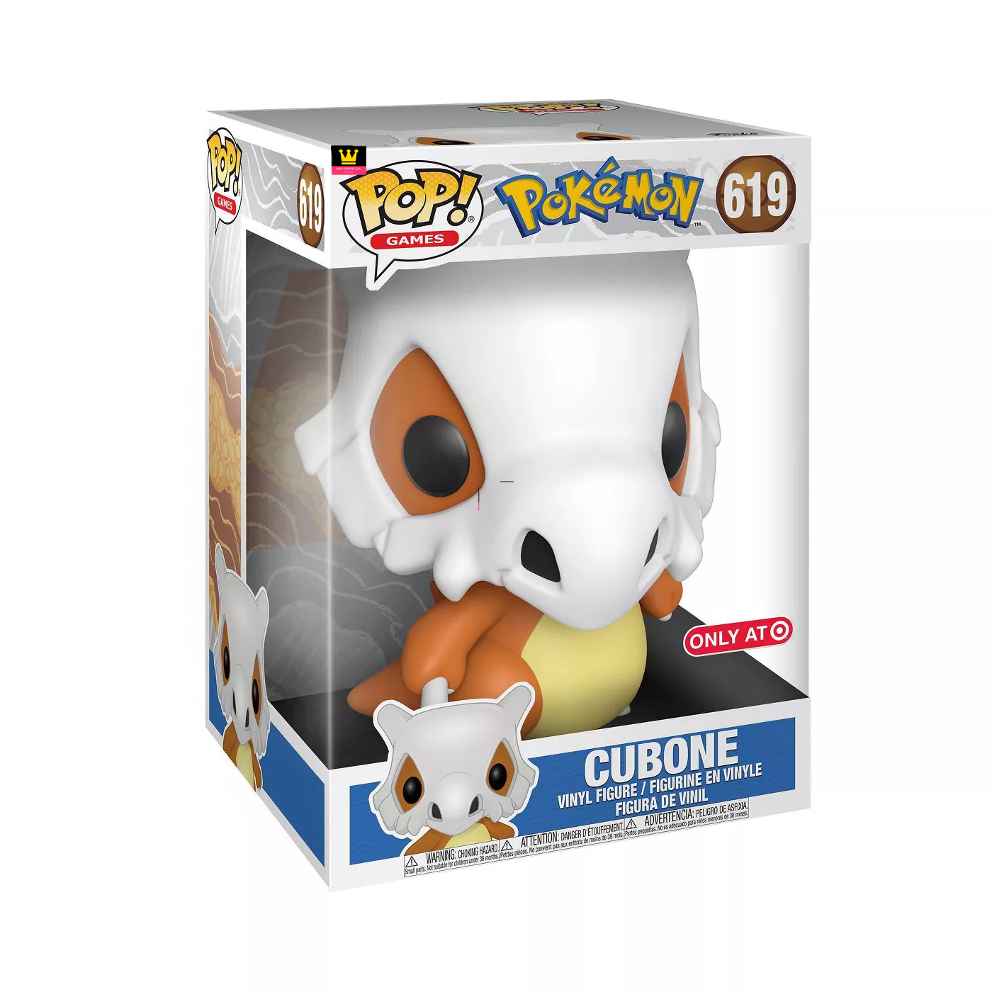 Funko Pop! Games: Pokemon - Jumbo 10" Cubone #619 [Target Exclusive]