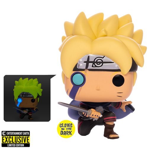 Funko Pop! Anime: Boruto - Boruto (with Marks) #1035 [Entertainment Earth Exclusive - GITD]