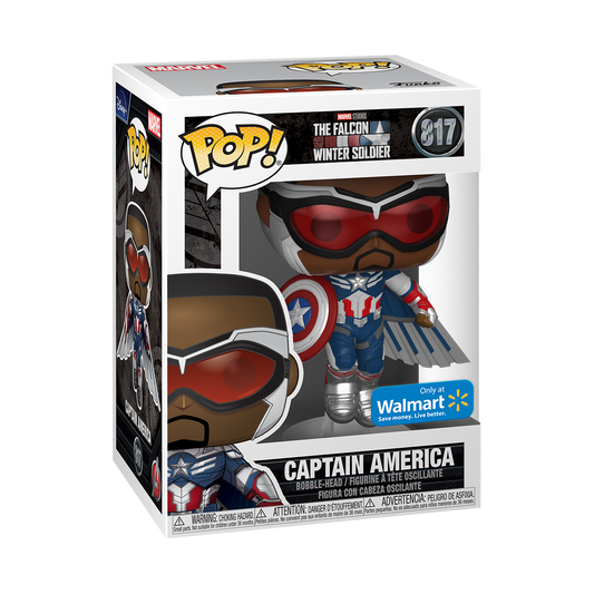 Funko Pop! MARVEL FALCON AND WINTER SOLDIER - CAPTAIN AMERICA #817 *PREORDER* *WALMART EXCLUSIVE*