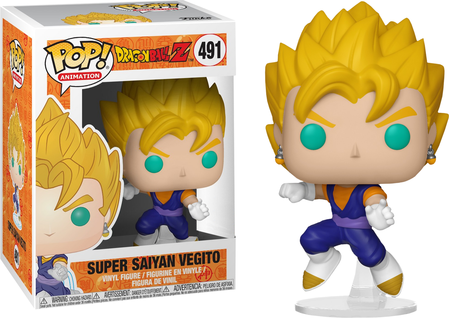 Funko Pop! Animation - Dragon Ball Z Super Saiyan Vegito #491