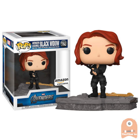 Funko Pop! Marvel - Avengers Assemble Black Widow #588 Amazon Exclusive