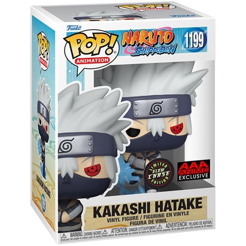 **CHASE & COMMON BUNDLE** FUNKO POP! ANIMATION: NARUTO SHIPPUDEN YOUNG KAKASHI HATAKE with CHIDORI **AAA EXCLUSIVE**