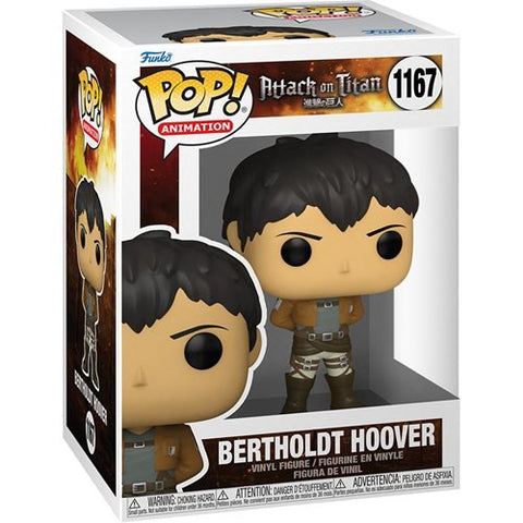 Funko Pop! Attack on Titan Season 3 Collectors Set: Ymir's Titan, Bertholdt  Hoover, Eren Yeager, and Mikasa, 4 Pieces 