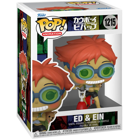Funko Pop! Anime: Cowboy Bebop - Ed & Ein (On Scooter) #1215