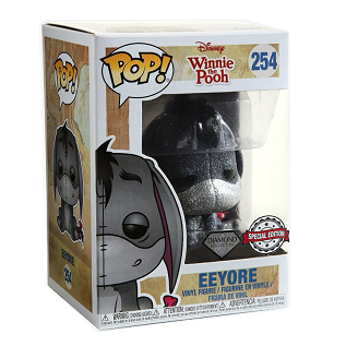 FUNKO POP! DISNEY: WINNIE THE POOH - EEYORE [DIAMOND COLLECTION] **HOT TOPIC EXCLUSIVE** #254
