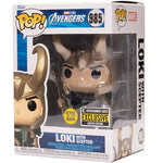 FUNKO POP! MARVEL AVENGERS LOKI WITH SCEPTER GITD [EE EXCLUSIVE] #985