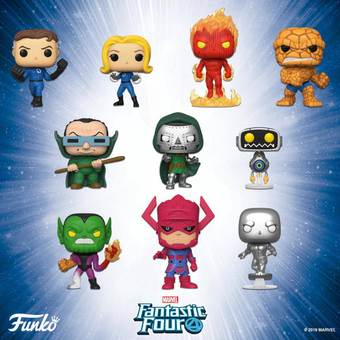 FULL SET of 10 Funko Pop! Marvel - Fantastic Four