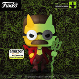 Funko Pop! Television: The Simpsons - Devil Flanders *GITD**Amazon Exclusive* *imperfect box*