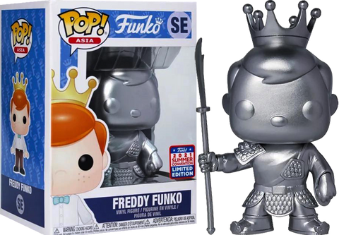 FUNKO POP! ASIA: 2021 SHANGHAI EVENT - FREDDY FUNKO [AS GUAN YU - SILVER] **2021 FUNKO SHANGHAI EXCLUSIVE**