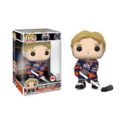 Funko Pop! LARGE 10-inch Sports NHL Oilers Wayne Gretzky 10" BLUE Uniform CANADA Exclusive  *PREORDER ETA Oct 2021*