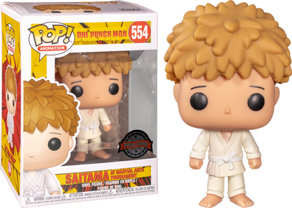 FUNKO POP! ANIMATION: ONE PUNCH MAN - SAITAMA [AT MARTIAL ARTS TOURNAMENT] **HOT TOPIC EXCLUSIVE** #554